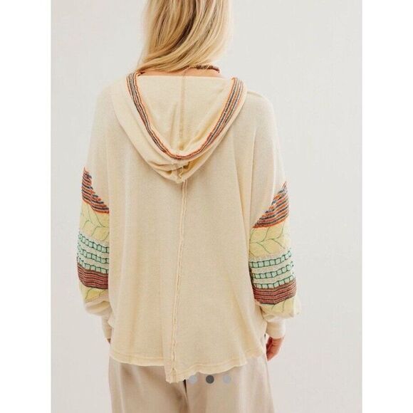 NEW FREE PEOPLE Sz XS ALL SUMMER LONG HOODIE - Picture 3 of 3